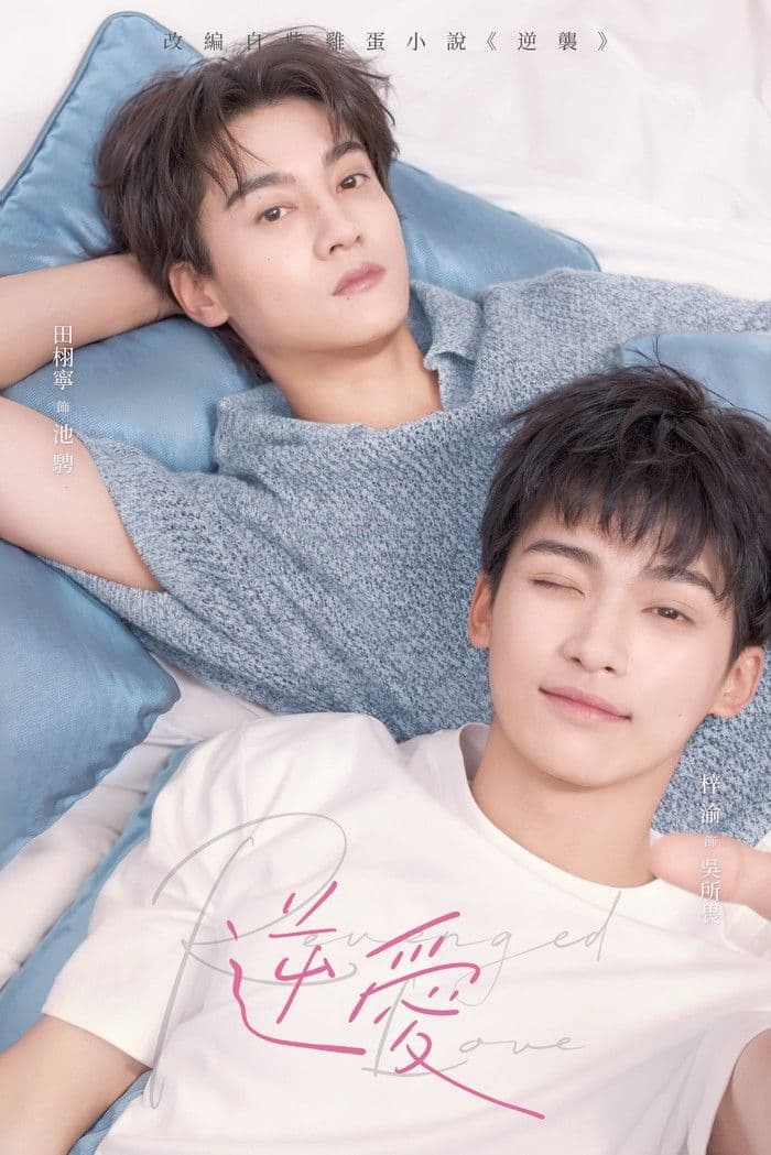 Điền Hủ Ninh và Tử Du trên poster phim đam mỹ Nghịch Ái