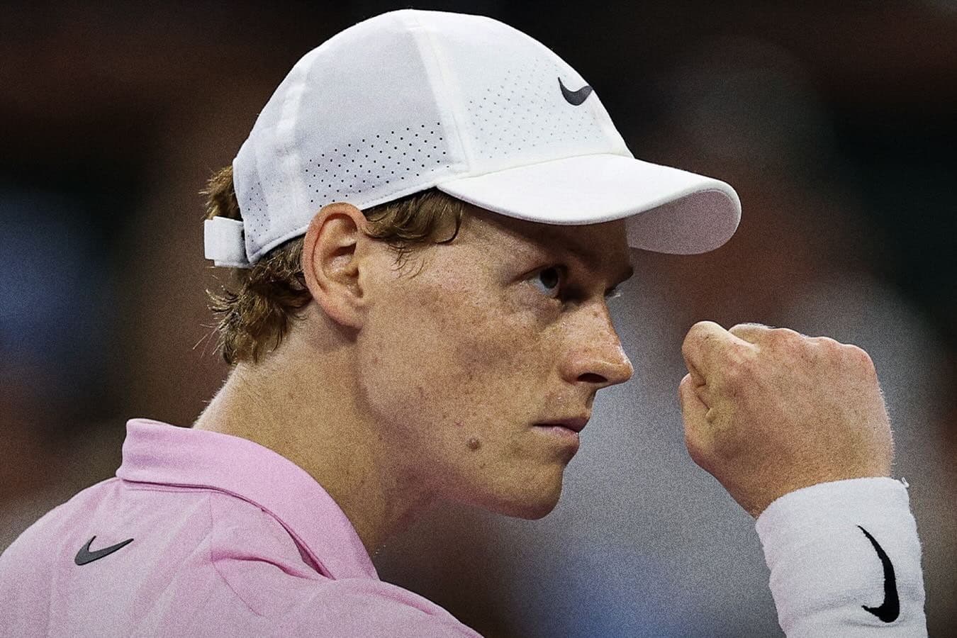 Jannik Sinner thể hiện sự tập trung cao độ trên sân đấu