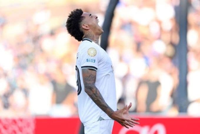 Jesus mừng bàn trong trận Botafogo 1-0 PSG sáng 20/6. Ảnh: BFR