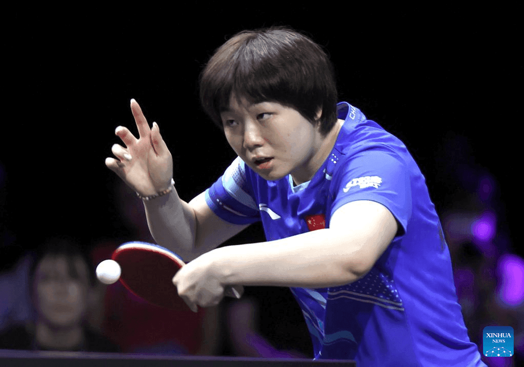 Khoảnh khắc thi đấu đỉnh cao của một tay vợt nữ tại WTT Champions Yokohama 2025