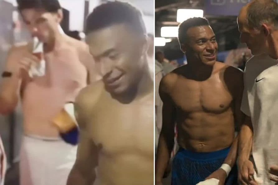 Kylian Mbappé trong đường hầm, biểu cảm suy tư sau khi đạt kỷ lục cá nhân nhưng đội tuyển không vô địch.