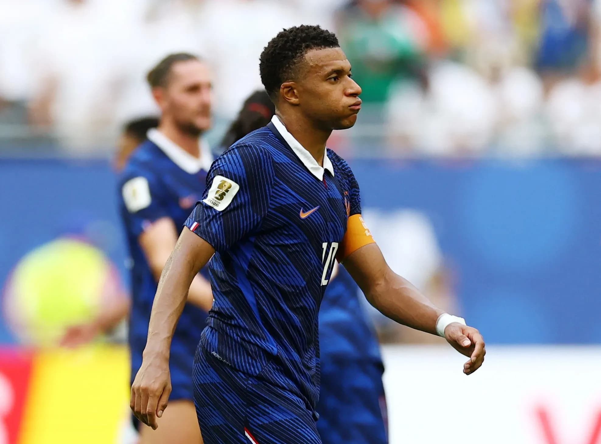 Kylian Mbappe, một trong hai siêu sao dẫn đầu cuộc đua Giày Vàng World Cup 2026.
