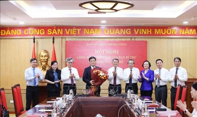 Lễ công bố quyết định bổ nhiệm ông Nguyễn Thanh Bình tại Ban Tổ chức Trung ương