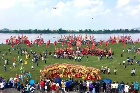 Lễ hội văn hóa truyền thống Việt Nam, thể hiện sứ mệnh của VTV3 trong việc gìn giữ và phát huy giá trị văn hóa.