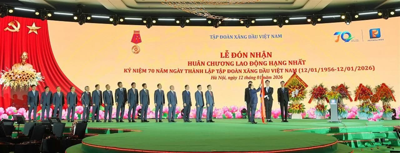Lễ kỷ niệm 70 năm thành lập, khẳng định vị thế và đóng góp lâu dài của Petrolimex đối với an ninh năng lượng quốc gia.