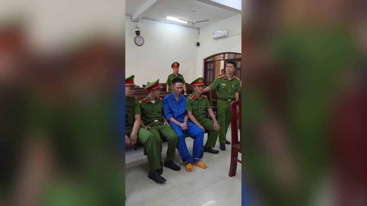 Lê Sỹ Tùng tại phiên tòa xét xử, nơi công lý đưa ra phán quyết về tội ác của hắn