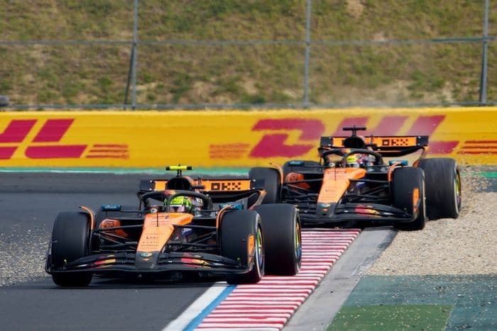 Lando Norris và Oscar Piastri của McLaren thể hiện sức mạnh vượt trội, đánh dấu sự trỗi dậy của đội đua tại Hungary GP 2025.