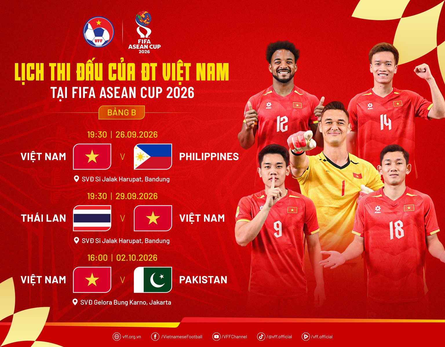 Lịch thi đấu của đội tuyển Việt Nam tại FIFA ASEAN Cup 2026, thể hiện các trận đấu sắp tới và chiến lược phát triển bền vững.