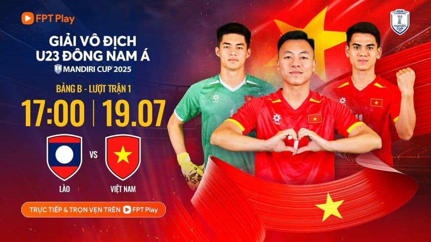 Lịch thi đấu trận ra quân U23 Việt Nam gặp U23 Lào tại giải U23 Đông Nam Á 2025.
