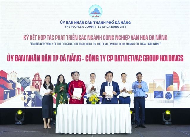 Lễ ký kết hợp tác phát triển công nghiệp văn hóa giữa UBND TP Đà Nẵng và DatVietVAC Group Holdings