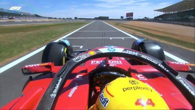 Lewis Hamilton của Ferrari dẫn đầu FP1, thể hiện cuộc đối đầu đỉnh cao tại British GP 2025.
