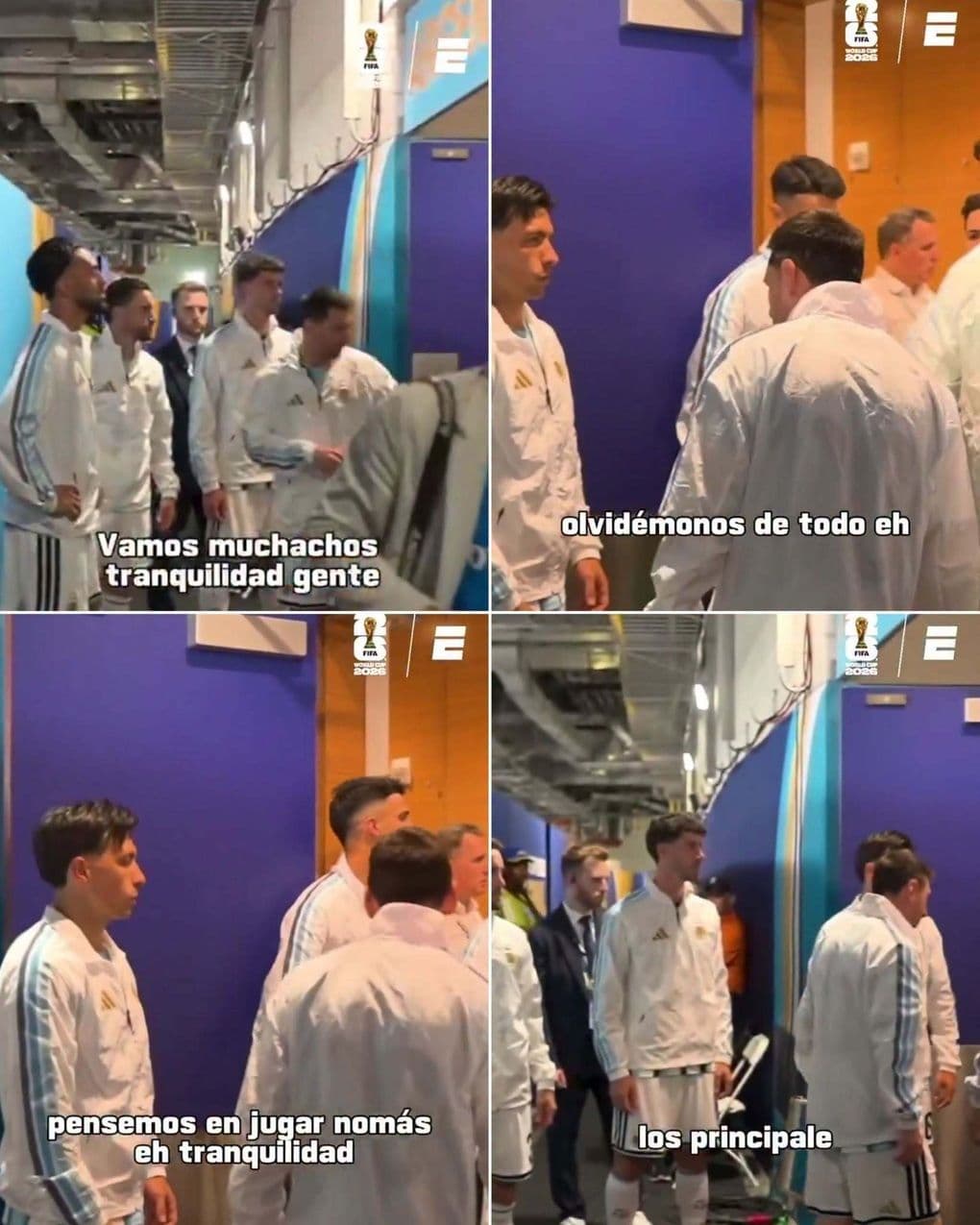 Lionel Messi căn dặn đồng đội 'quên hết đi' trong đường hầm, dấy lên nghi vấn về nội bộ Argentina