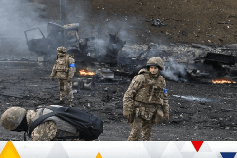 Lính Ukraine giữa chiến trường bị tàn phá, minh họa chiến thuật mới của Nga.