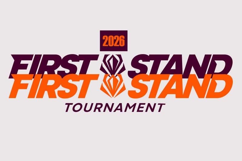 Logo chính thức của giải đấu First Stand Tournament 2026, biểu tượng cho sự khởi đầu mùa giải.