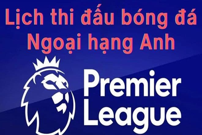 Logo và lịch thi đấu Giải Ngoại hạng Anh, biểu tượng của một thương hiệu bóng đá toàn cầu.