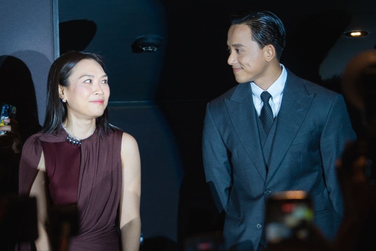 Mỹ Tâm và Mai Tài Phến nhìn nhau tình tứ tại sự kiện ra mắt phim "Tài"