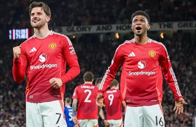 Mason Mount và đồng đội Manchester United trong buổi tập