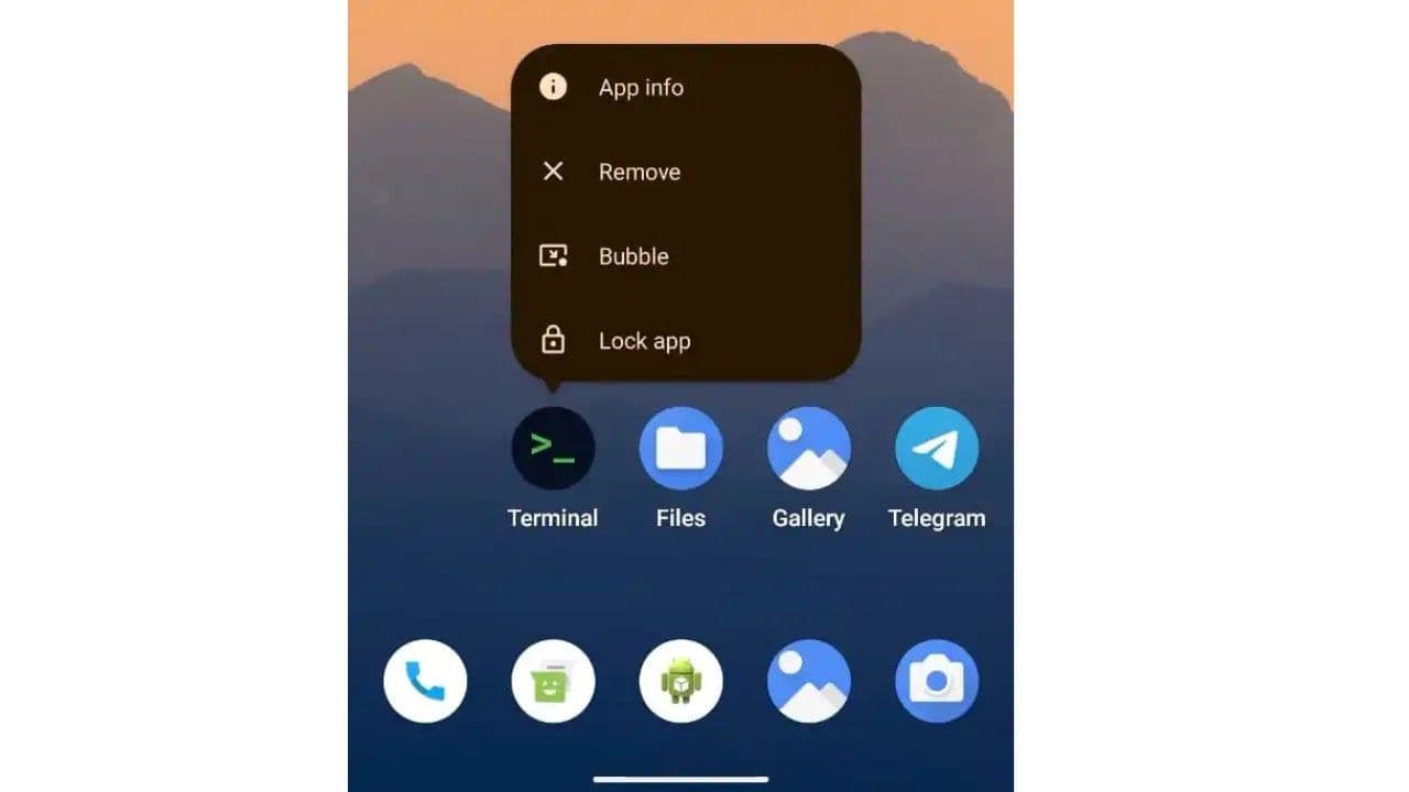Menu bong bóng ứng dụng nổi mới của Android 17 hỗ trợ nhiều ứng dụng hơn và có tùy chọn khóa ứng dụng.