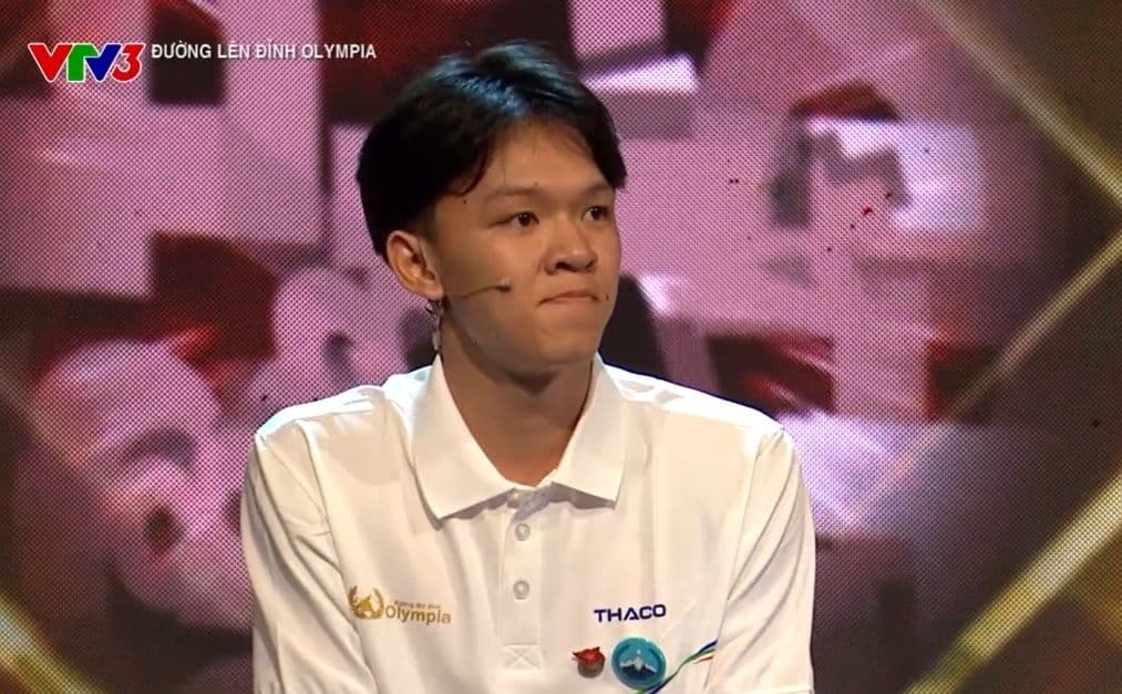 Màn hình phần thi Vượt chướng ngại vật đầy kịch tính tại Đường lên đỉnh Olympia.