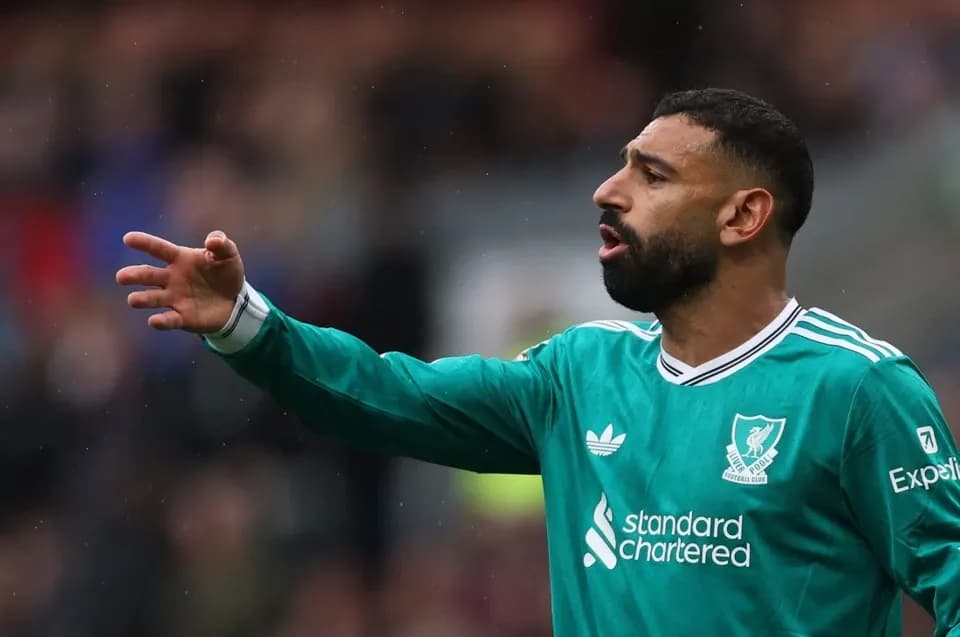 Mohamed Salah, người hùng ghi bàn thắng quyết định cho Liverpool trước Burnley.
