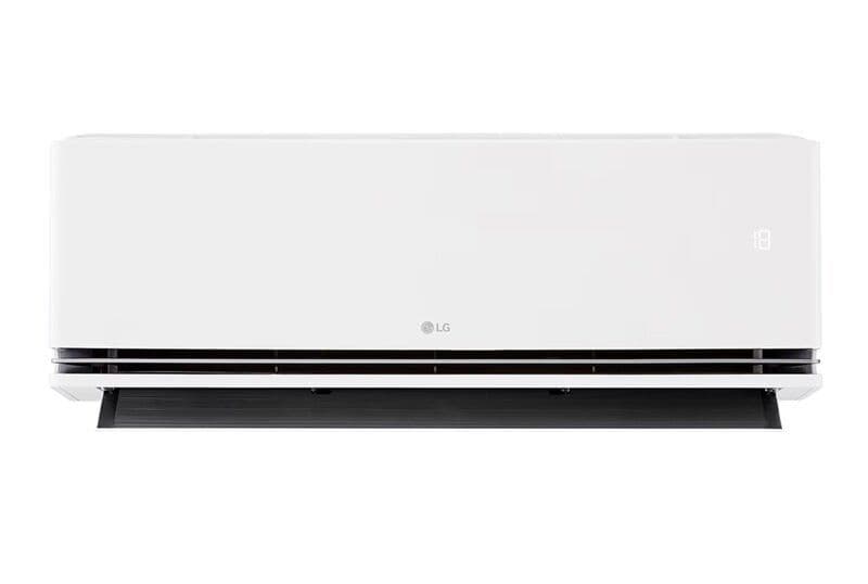 Một chiếc điều hòa không khí, tượng trưng cho thiết bị điện thường chỉ tắt công tắc mà không rút phích cắm