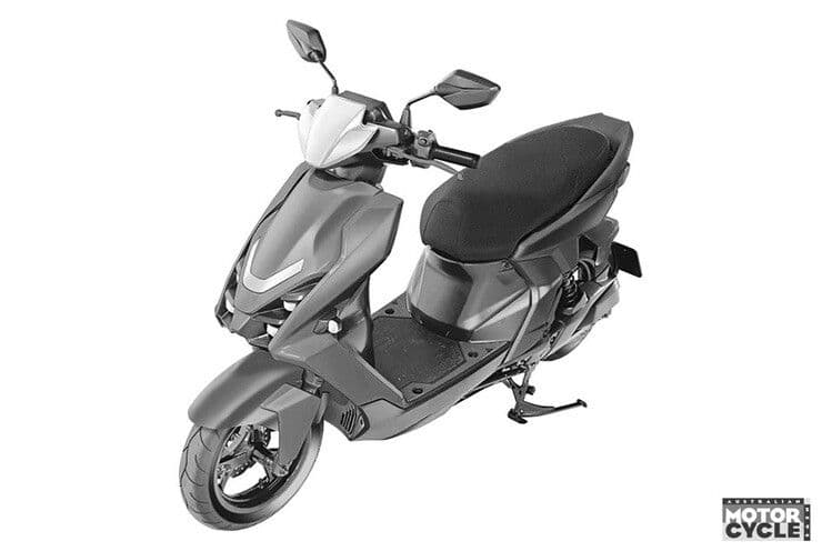 Một chiếc xe máy điện hiện đại màu xám trên nền trắng, tượng trưng cho làn sóng xe điện đang phát triển tại Việt Nam.