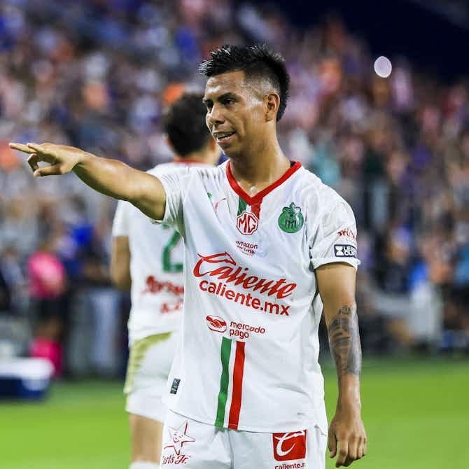 Một cầu thủ trong giải đấu Leagues Cup, giải đấu mà LA Galaxy đã giành vé vào vòng trong