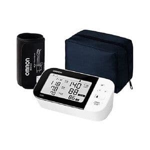 Máy đo huyết áp bắp tay Omron, thiết bị y tế thiết yếu hỗ trợ công tác chăm sóc sức khỏe của người thầy thuốc.