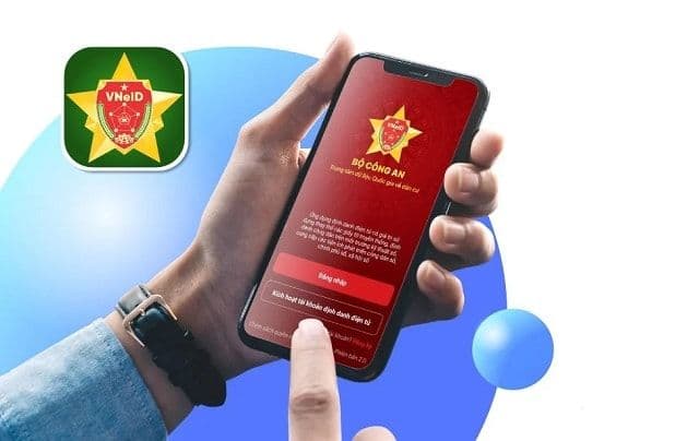 Ứng dụng VNeID trên điện thoại, biểu tượng cho định danh số quốc gia.
