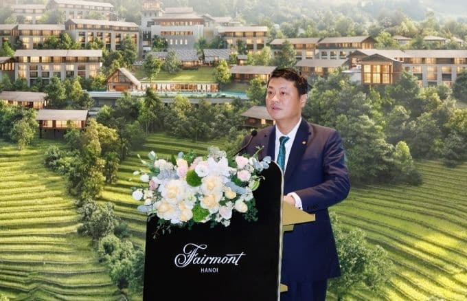 Ông Lê Ngọc Lâm, Tổng giám đốc BIDV, phát biểu về vai trò kiến tạo của ngân hàng trong nền kinh tế Việt Nam