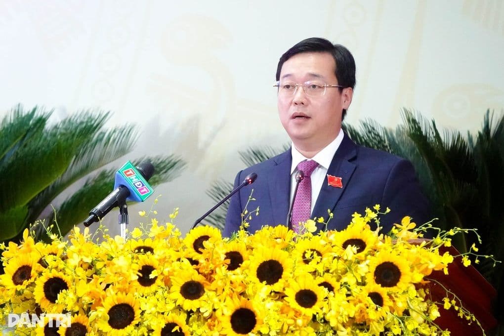 Ông Lê Quốc Phong phát biểu tại Đại hội Đảng bộ TP.HCM