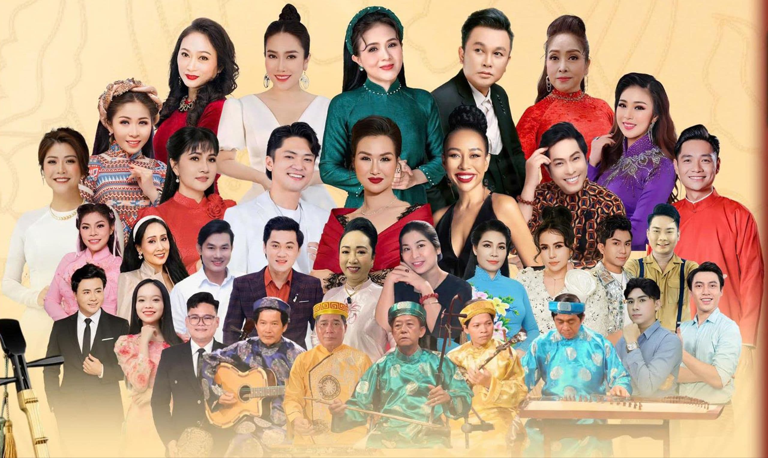 Đông đảo diễn viên cải lương thuộc nhiều thế hệ cùng nhau gìn giữ và phát triển nghệ thuật truyền thống
