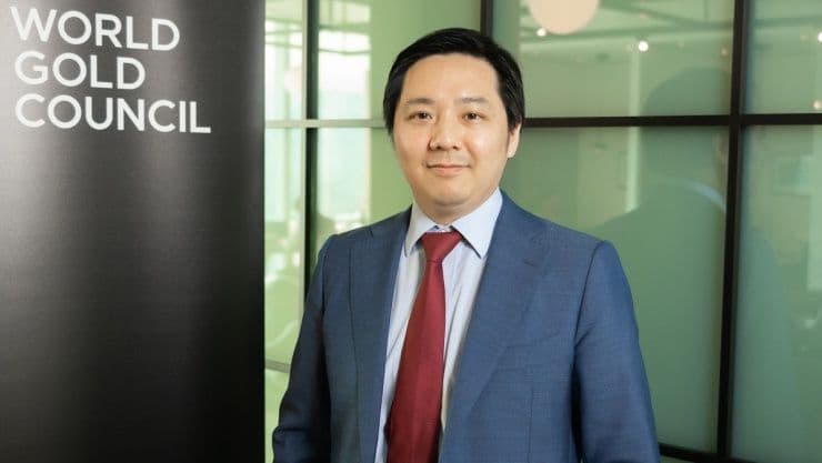 Ông Shaokai Fan từ Hội đồng Vàng thế giới, đại diện cho các chuyên gia phân tích yếu tố toàn cầu ảnh hưởng đến giá vàng.