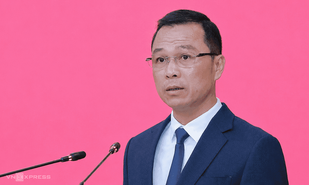Ông Tô Anh Dũng, Chủ tịch UBND tỉnh Thanh Hóa, phát biểu nhận nhiệm vụ mới