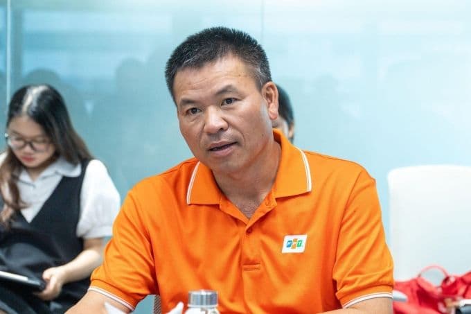 Ông Trần Phong Lãm, Giám đốc khối Chính phủ FPT IS, phát biểu về cam kết của FPT trong số hóa di sản.