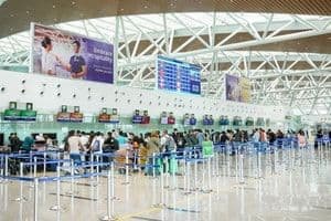 Nhà ga quốc tế hiện đại, tượng trưng cho tốc độ phát triển và tầm nhìn vươn ra thế giới của các doanh nghiệp Việt Nam.