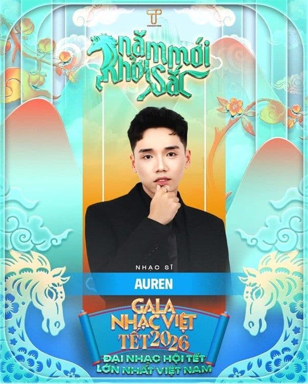 Nhạc sĩ Auren, một phần của thế hệ nghệ sĩ trẻ kiến tạo diện mạo mới cho nhạc Tết.