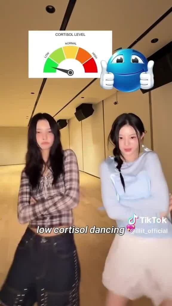 Nhóm nhạc Kpop ILLIT nhảy trên nền nhạc "Ai đưa em về" trên TikTok.