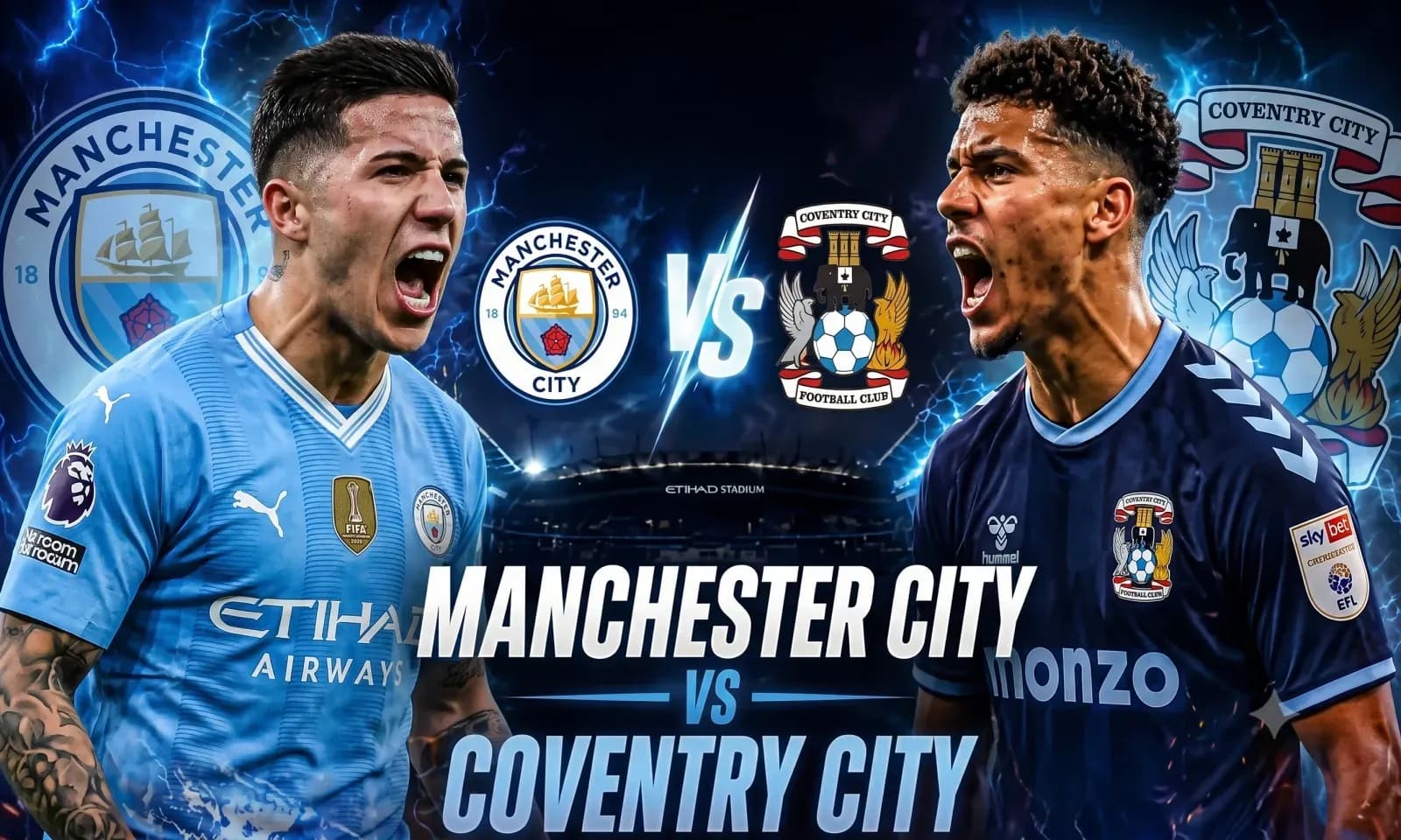 Nhận định trận đấu Man City vs Coventry City tại Ngoại hạng Anh