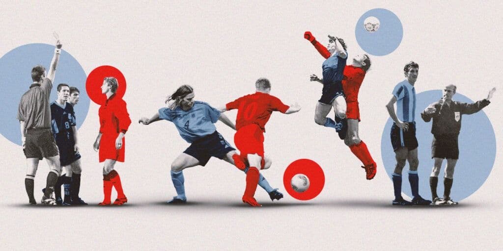 Những khoảnh khắc lịch sử và kình địch giữa Anh và Argentina tại World Cup.