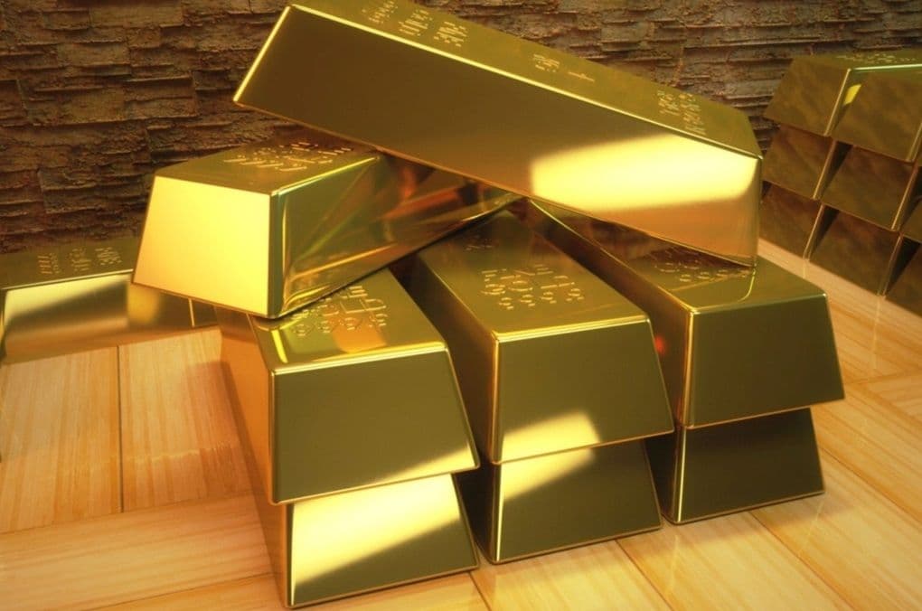 Những thỏi vàng nguyên chất, biểu tượng của nguồn lợi kinh tế từ khai thác vàng.