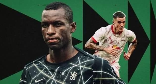 Nicolas Jackson và Benjamin Sesko trong bối cảnh chuyển nhượng.