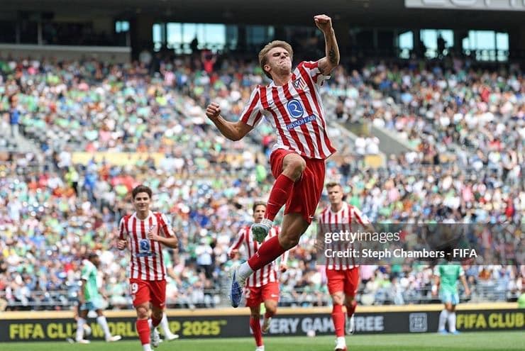 Pablo Barrios mang niềm vui trở lại cho Atletico Madrid
