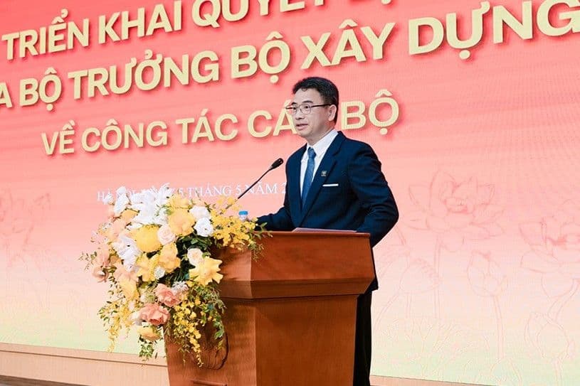 PGS.TS Vũ Ngọc Anh, Hiệu trưởng Đại học Kiến trúc Hà Nội, phát biểu về định hướng phát triển trường.
