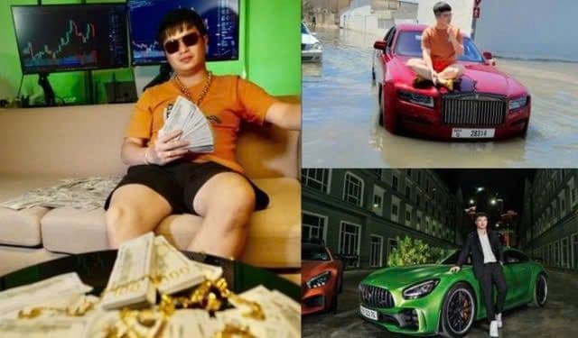 Phó Đức Nam (Mr Pips) và các nghi phạm khác cùng tài sản xa xỉ, biểu tượng của đế chế lừa đảo tài chính.