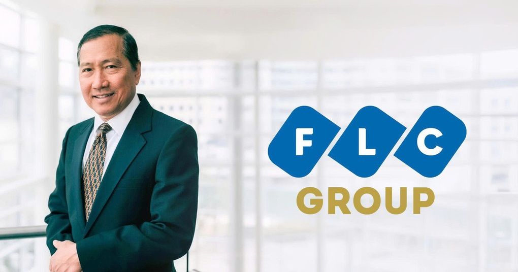 Phó Chủ tịch Tập đoàn FLC Michael Vũ Nguyễn và logo FLC Group