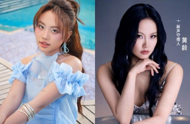 Phương Mỹ Chi và đối thủ Hoàng Linh tại vòng tứ kết Sing! Asia