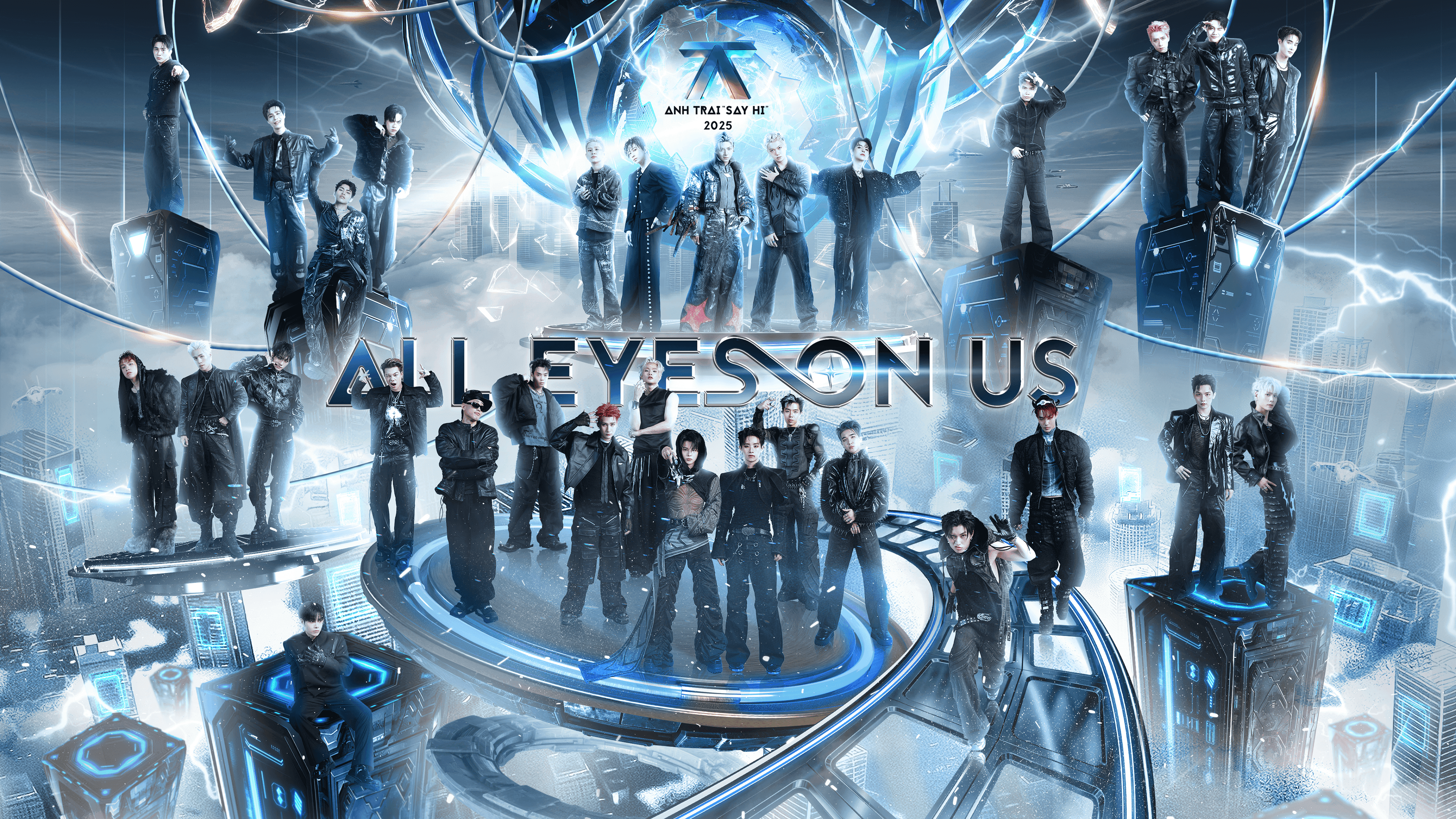 Poster MV "All Eyes On Us" của Anh Trai Say Hi mùa 2 với dàn sao lột xác ngoạn mục
