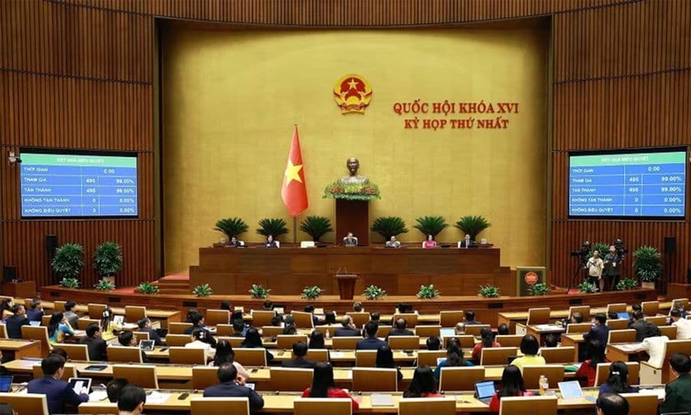 Quang cảnh kỳ họp Quốc hội, nơi các chính sách và luật pháp được cân nhắc kỹ lưỡng.