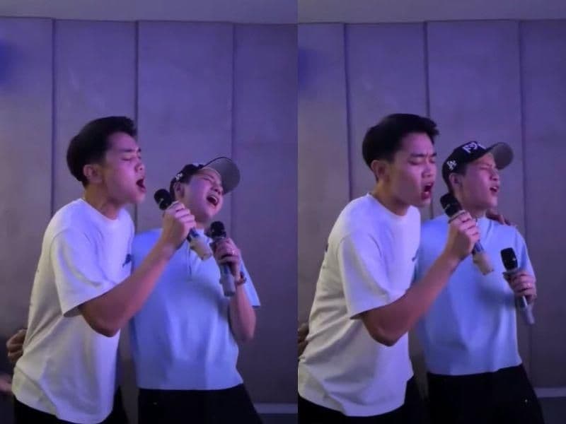 Quân A.P và Đình Bắc song ca ngẫu hứng, tạo nên hiện tượng mạng xã hội.